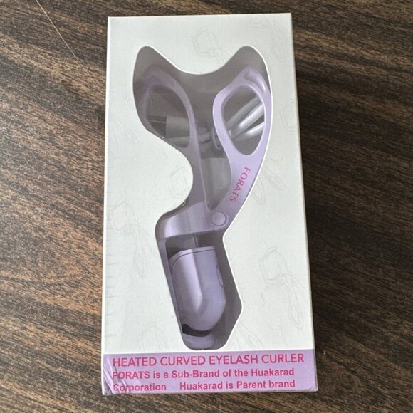 Forats Heated Curved Eyelash Curler Purple - Picture 1 of 4